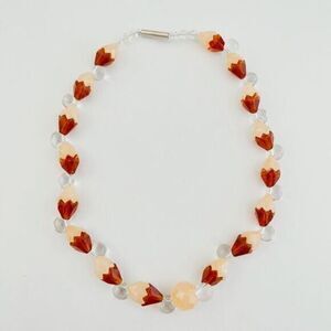 Vintage Glass Beaded Necklace​